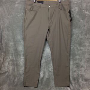 Lululemon ABC Classic Fit 5 Pocket Warpstreme Pants 34L Brown Men's Size 40